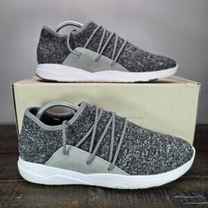 Vessi Cityscape Mens Size 10 Lace Up Waterproof Shoes Sneakers Grey White